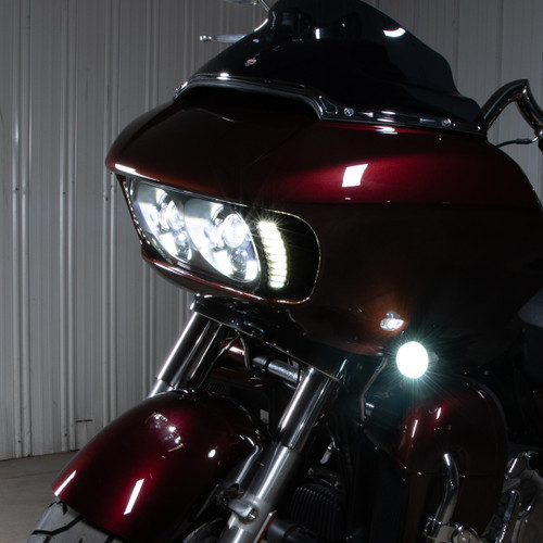 Hogworks Dual Visionz Led Headlight for Harley® Road Glide '15-'25