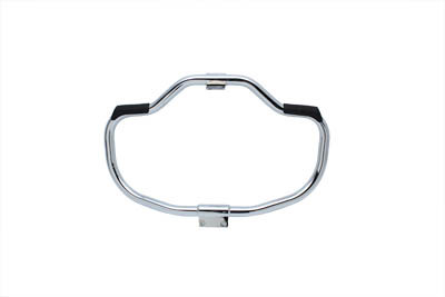 V-Twin #21023 - Chrome Front Engine Bar with Footpeg Pads