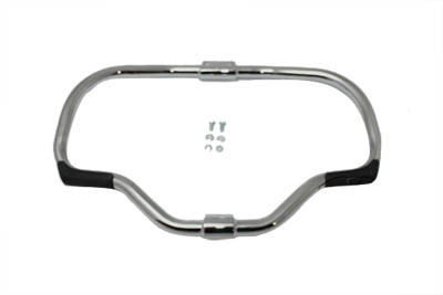 V-Twin #21023 - Chrome Front Engine Bar with Footpeg Pads