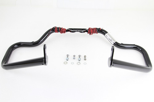 V-Twin #21052B - Black Front Turn Signal Highway Bar