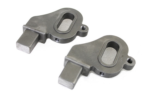 V-Twin - Lowered Rear Axle Plate Set Raw