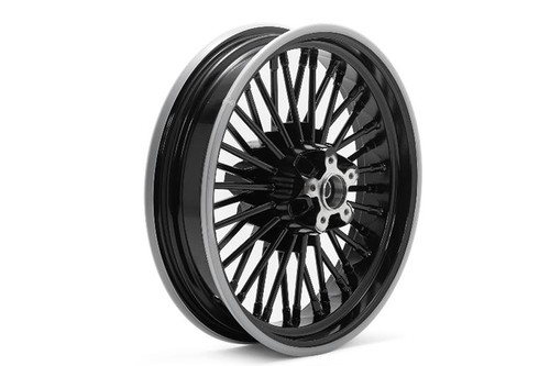 V-Twin - 16 inch x 3.5 inch Duro 36 Fat Spoke Duro Wheel Black