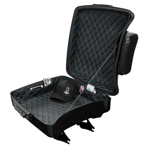 Hogworks Hogworkz® Chopped Tour Pack Liner | Black w/ Light Blue Stitching