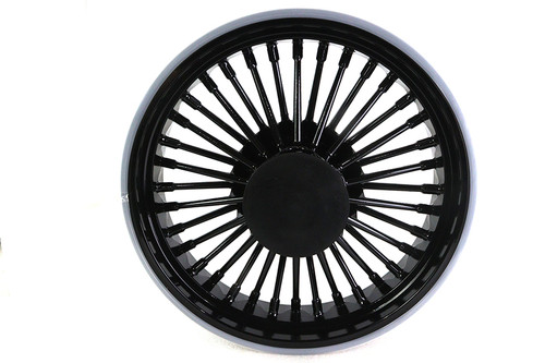 V-Twin - Front 16 inch x 3.5 inch Duro 36 Fat Spoke Matte Black Wheel