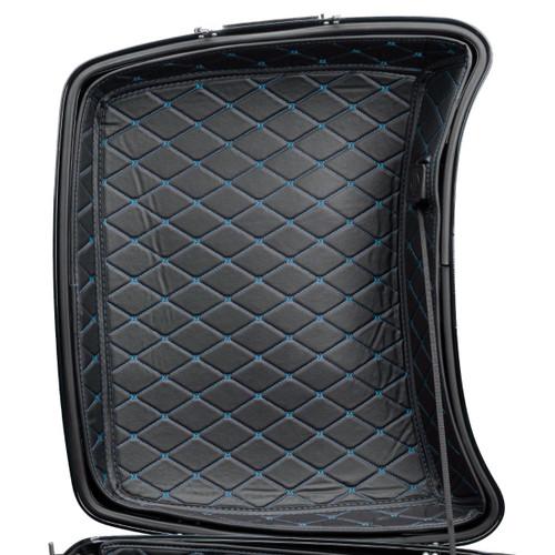 Hogworks Hogworkz® King Tour Pack Liner '14-'25 | Black w/ Light Blue Stitching Fits Harley® Oem