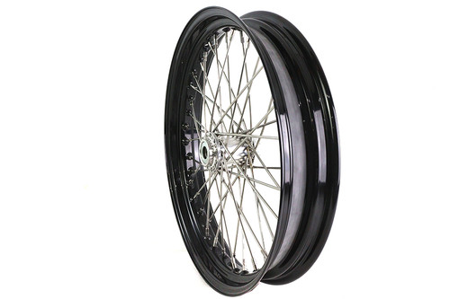 V-Twin - XR 750 19 inch x 3.00 inch Front Spoke Wheel Black