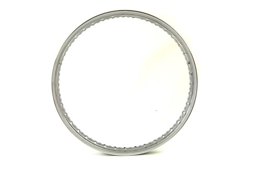 V-Twin #62-6041 - 21 inch x 1.85 inch Rolled Edge Front Wheel Rim Chrome