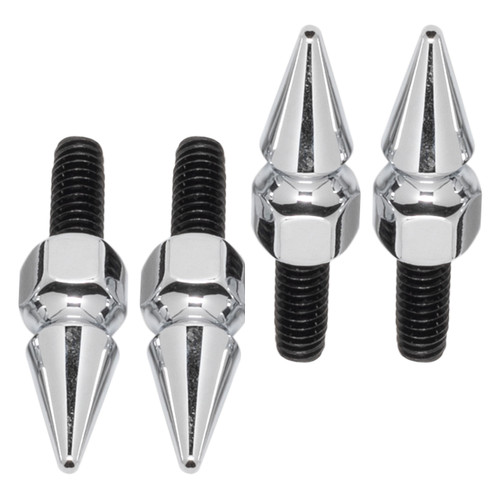 Hogworks Spiked Windshield Bolts in Chrome for Harley® Road Glide '15-'25