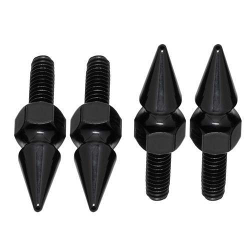 Hogworks Spiked Windshield Bolts in Black for Harley® Road Glide '15-'25