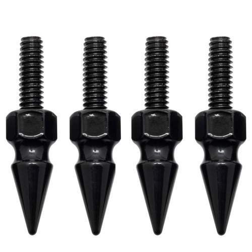 Hogworks Spiked Windshield Bolts in Black for Harley® Road Glide '15-'25