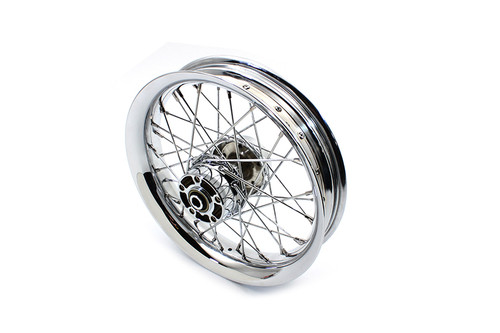 V-Twin - 16 inch X 3.00 inch Rear Spoke Wheel