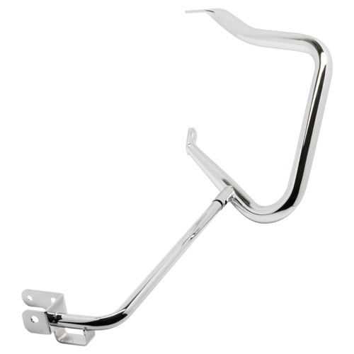 Hogworks Hogworkz® 1.25" Pork Chop Saddlebag Guards for Harley® Touring '14-'25 | Chrome
