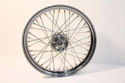 V-Twin - 19 inch x 2.50 inch Replica Front or Rear Spoke Wheel