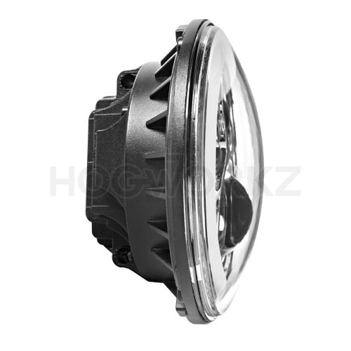 Hogworks 7" Led Chrome Halomaker® Headlight for Indian® Motorcycles