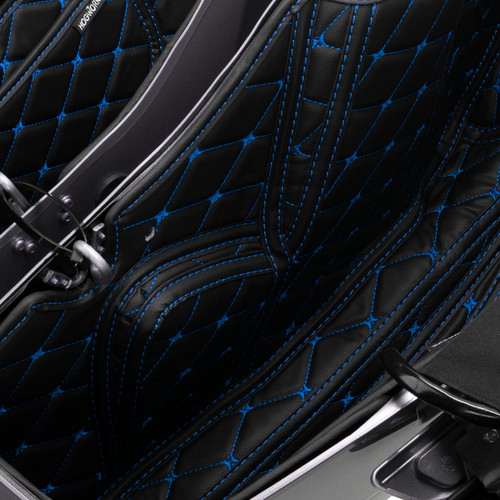 Hogworks Hogworkz® Saddlebag Liners for Harley® Cvo '23-'25 | Black w/ Blue Stitching