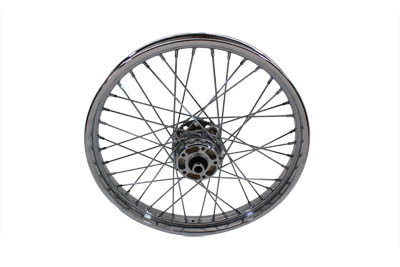 V-Twin #64452 - Replica Front Spoked 21 inch x 2.15 inch Wheel