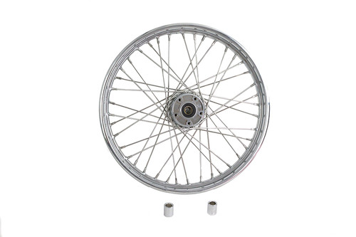 V-Twin #64325 - Front Spoked 21 inch x 2.15 inch Wheel