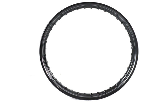 V-Twin #11217B - Replica 19 inch x 2.25 inch Wheel Rim Black