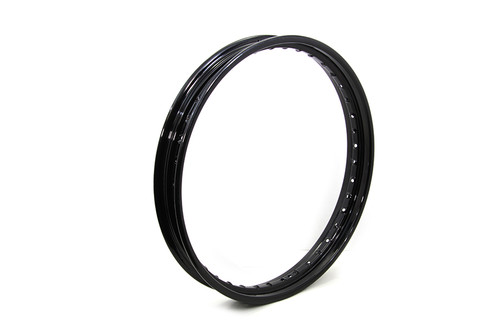 V-Twin #11213B - 21 inch X 2.15 inch Rolled Edge Rim Black
