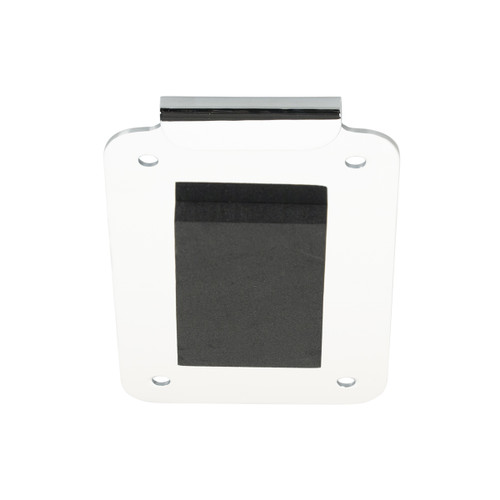 Hogworks Hogworkz® Vertical Saddlebag License Plate Mount | Chrome
