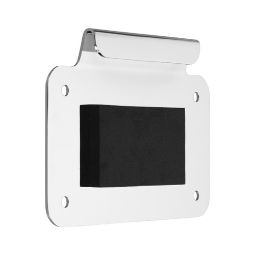 Hogworks Hogworkz® Horizontal Saddlebag License Plate Mount | Chrome