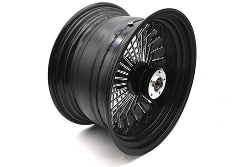 Ultima #37-545 - 18 inch x 10.5 inch King Spoke Rear Wheel Black