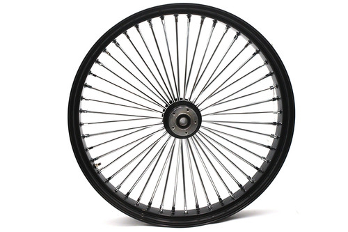 Ultima #37-566 - 30 inch x 4.0 inch King Spoke Front Wheel Black