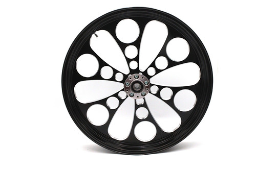 Ultima #37-643 - 23 inch x 3.5 inch Kool Kat Front Wheel Black Cut