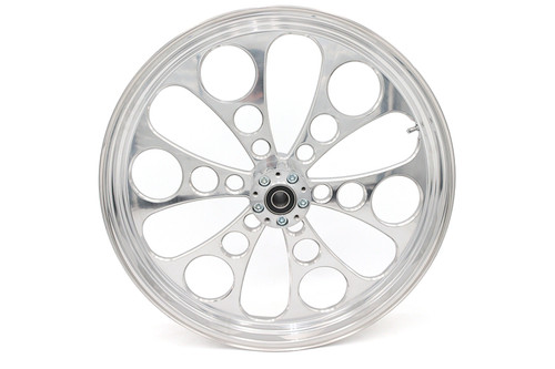 Ultima #37-612 - 23 inch x 3.5 inch Kool Kat Front Wheel Polished Aluminum