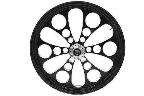 Ultima #37-642 - 23 inch x 3.5 inch Kool Kat Front Wheel Black Cut