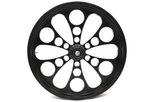 Ultima #37-642 - 23 inch x 3.5 inch Kool Kat Front Wheel Black Cut