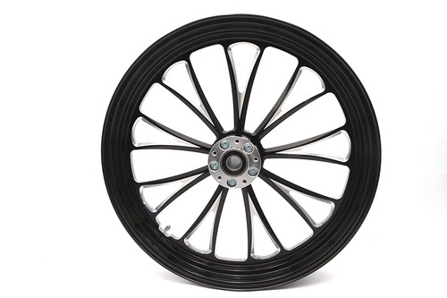 Ultima #37-667 - 21 inch x 3.5 inch Manhattan Front Wheel Black Cut