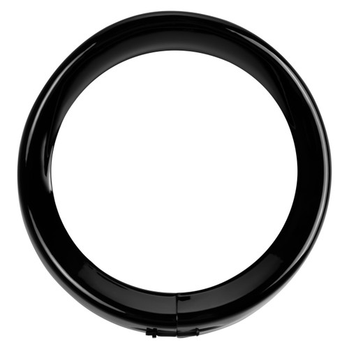 Hogworks 7" Headlight Visor Trim Ring for Harley-davidson® | Gloss Black