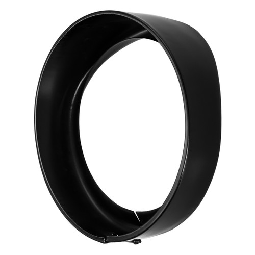 Hogworks 7" Headlight Visor Trim Ring for Harley-davidson® | Gloss Black