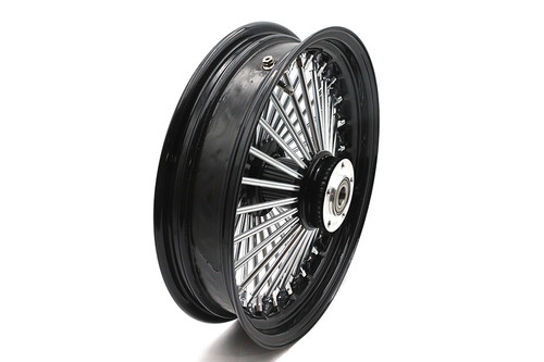 Ultima #37-454 - 16 inch x 3.5 inch King Spoke Rear Wheel Black