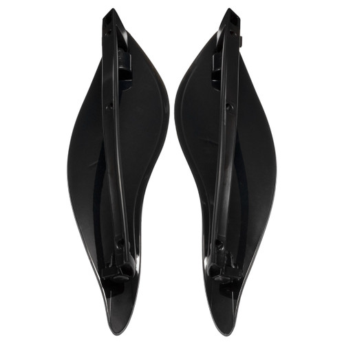 Hogworks Adjustable Batwing Air Deflectors for Harley® Touring '14-'25 - Dark Smoke