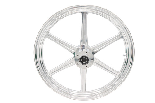 Ultima #37-920 - 21 inch x 2.15 inch Revolver Front Wheel Polished Aluminum