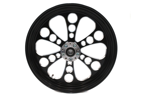 Ultima #37-648 - 18 inch x 3.5 inch Kool Kat Front Wheel Black Cut