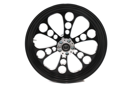 Ultima #37-649 - 18 inch x 3.5 inch Kool Kat Front Wheel Black Cut