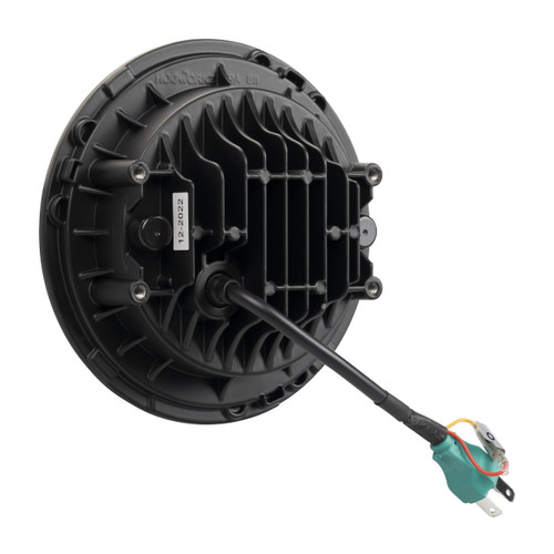 Hogworks 7" Led Black Halomaker® Headlight for Harley® Softail '18-'25