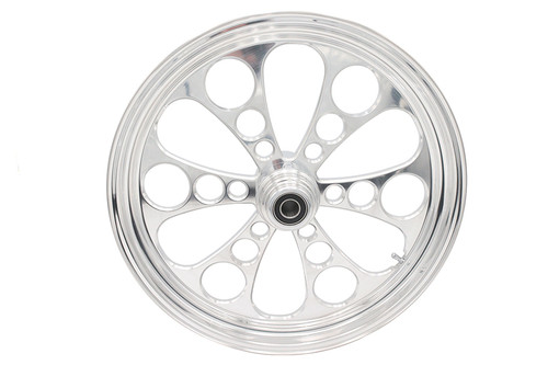 Ultima #37-602 - 21 inch x 3.5 inch Kool Kat Front Wheel Polished Aluminum