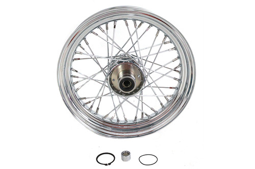 V-Twin #64353 - 16 inch x 3.00 inch Replica Front Spoke Wheel