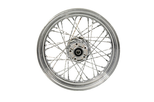 V-Twin #64413W - 16 inch x 3.00 inch Front Spoke Wheel