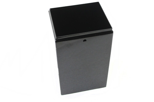 V-Twin #D-2626 - H-2 Steel Battery Box Black