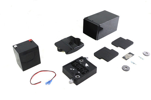 V-Twin - 12 Volt Battery Box and Top Kit