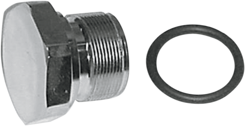 Upper Fork Tube Cap - Chrome - Flat Top Design - 71-72 FX | 52-72 XL