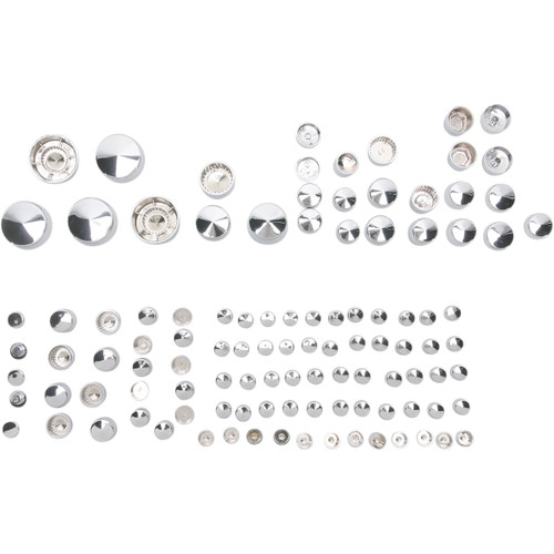 Drag Specialties - Bolt Cover Kit - Deluxe/Engine - Chrome - Sportster