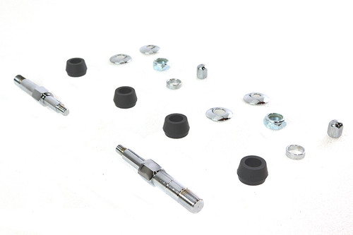 V-Twin #7063CP - Chrome Upper Rear Shock Stud Kit