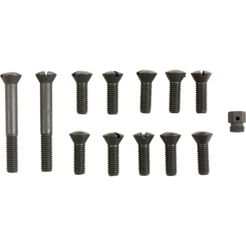 Colony #9620-13 - Screw Kit - Transmission Top Cover - Flat/Countersunk/Slotted - Black/Parkerized