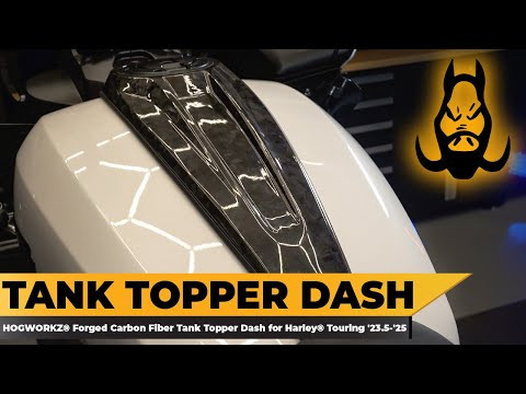 Hogworks Forged Carbon Fiber Tank Topper Dash for Harley® Touring '23.5-'25